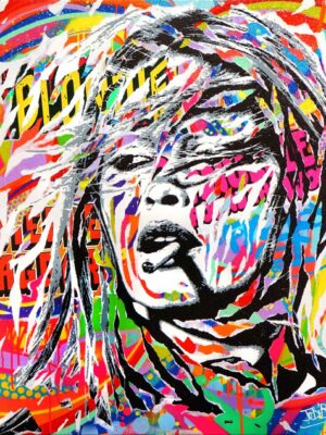 BB SMOKE technique mixte sur toile 100x100 by Jo Di Bona 2016 - Collection privée