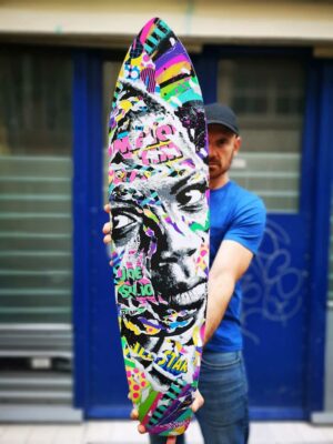 BOARDSTOBESOLIDAIRE by Jo Di Bona Paris 2019 © Au profit du SECOURS POPULAIRE avec URBAN SIGNATURE & AGNES B collection privee
