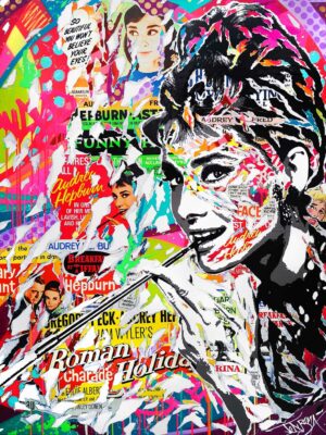 MY FAIR LADY technique mixte sur toile 120x140 by Jo Di Bona 2022 - Collection privée