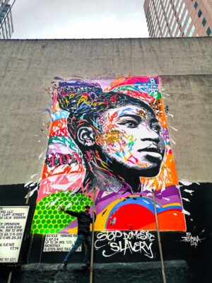 STREET ART MANKIND by Jo Di Bona Manhattan New York 2018