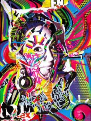 UP technique mixte sur bois 70x100 by Jo Di Bona 2013 © Collection prive